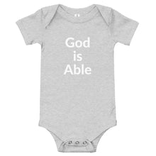 Load image into Gallery viewer, God is Able Baby short sleeve one piece