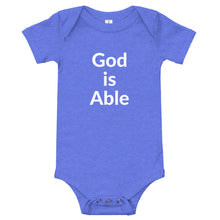 Load image into Gallery viewer, God is Able Baby short sleeve one piece