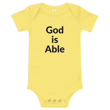 Load image into Gallery viewer, God is Able Baby short sleeve one piece