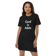 Load image into Gallery viewer, God is Able Organic cotton t-shirt dress