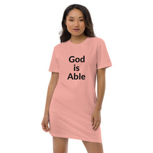 Load image into Gallery viewer, God is Able Organic cotton t-shirt dress