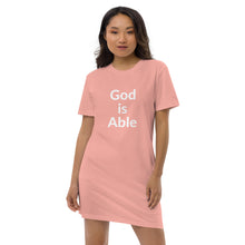 Load image into Gallery viewer, God is Able Organic cotton t-shirt dress
