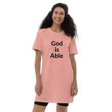 Load image into Gallery viewer, God is Able Organic cotton t-shirt dress