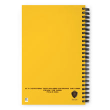 Load image into Gallery viewer, 1 Corinthians 13:13 Golden Garden Spiral notebook