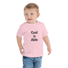 Load image into Gallery viewer, God is Able Toddler Short Sleeve Tee