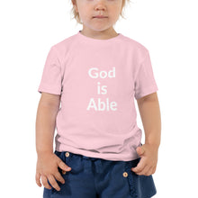 Load image into Gallery viewer, God is Able Toddler Short Sleeve Tee