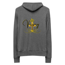 Load image into Gallery viewer, Victory Above Unisex Zip Hoodie