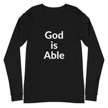 Load image into Gallery viewer, God is Able Unisex Long Sleeve Tee
