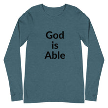 Load image into Gallery viewer, God is Able Unisex Long Sleeve Tee