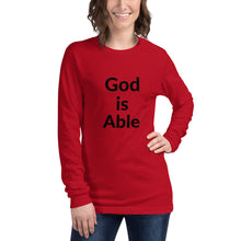 Load image into Gallery viewer, God is Able Unisex Long Sleeve Tee