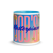 Load image into Gallery viewer, God's Masterpiece Mug with Blue or Pink Color Inside 11oz