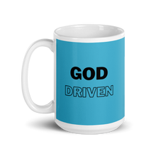 Load image into Gallery viewer, God Driven Summer Sky Glossy Mug 11oz $14 or 15oz $17