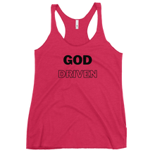 Load image into Gallery viewer, God Driven Women's Racerback Tank