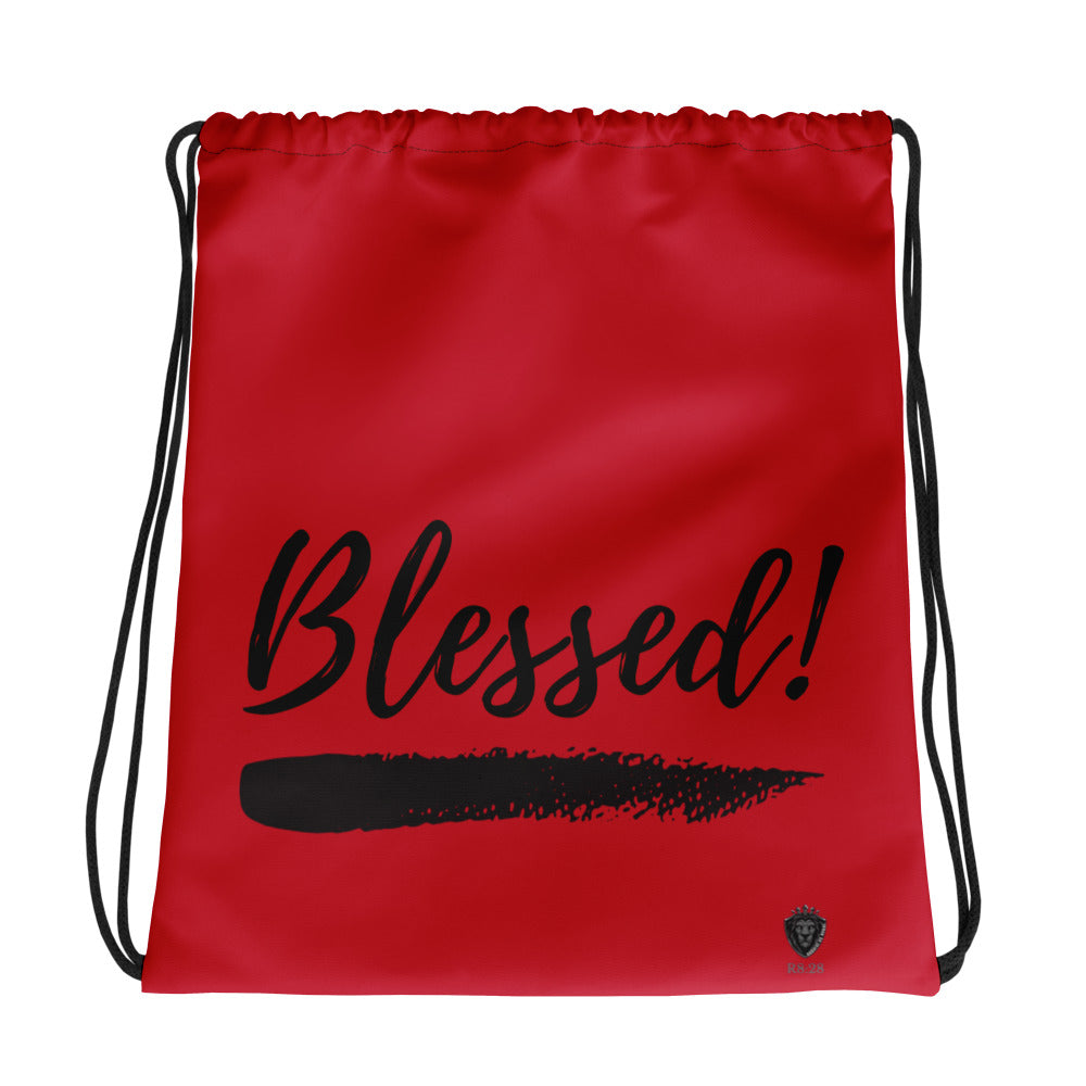 R8:28 Apparel by Napaj Blessed Drawstring Bag