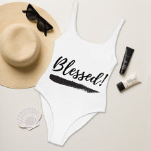 Load image into Gallery viewer, Blessed Designed One-Piece Swimsuit
