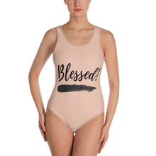 Load image into Gallery viewer, Blessed Designed One-Piece Swimsuit
