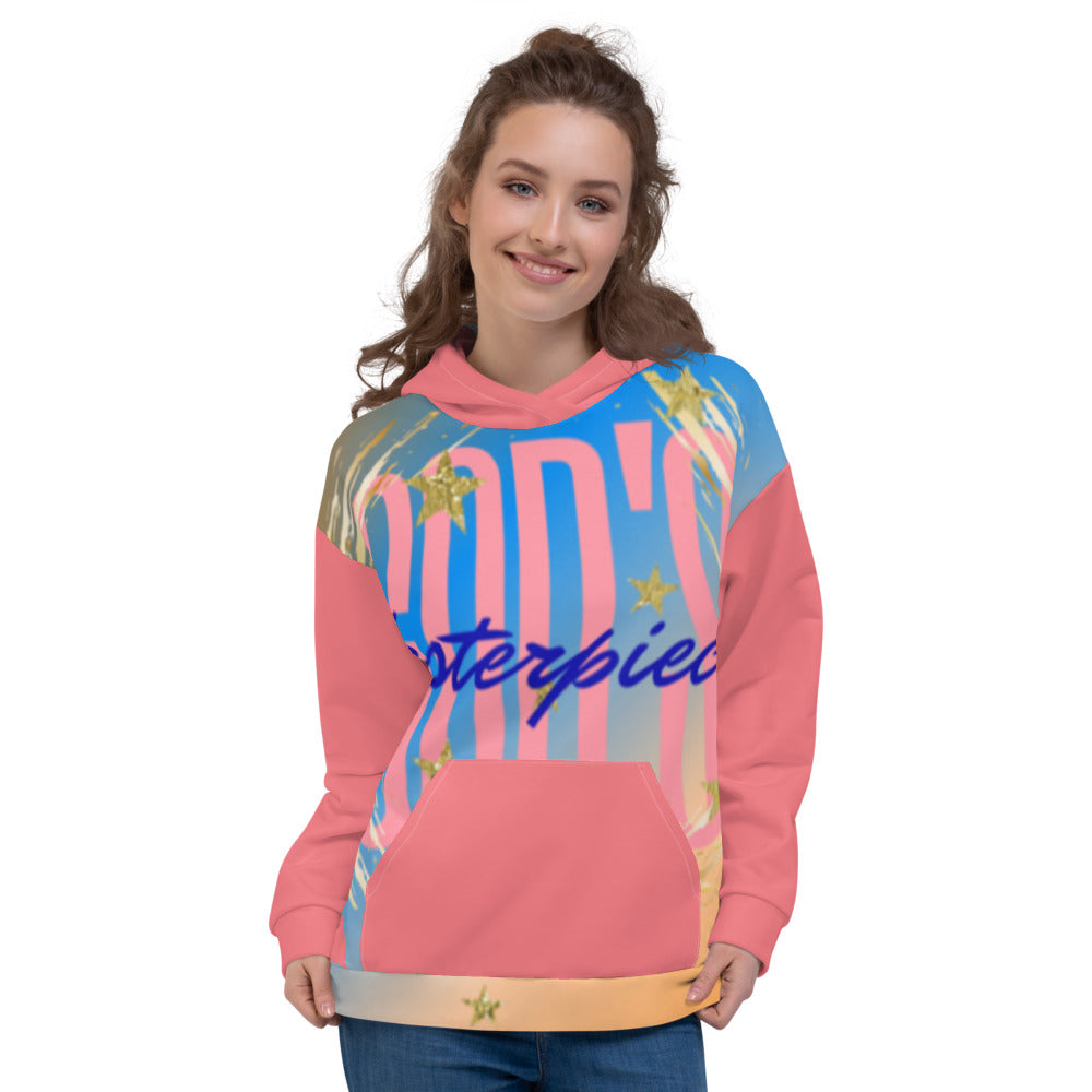 God's Masterpiece Pink Unisex Hoodie