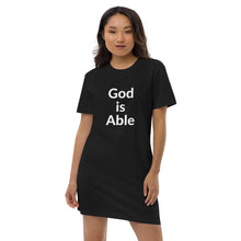 Load image into Gallery viewer, God is Able Organic cotton t-shirt dress
