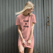 Load image into Gallery viewer, God is Able Organic cotton t-shirt dress
