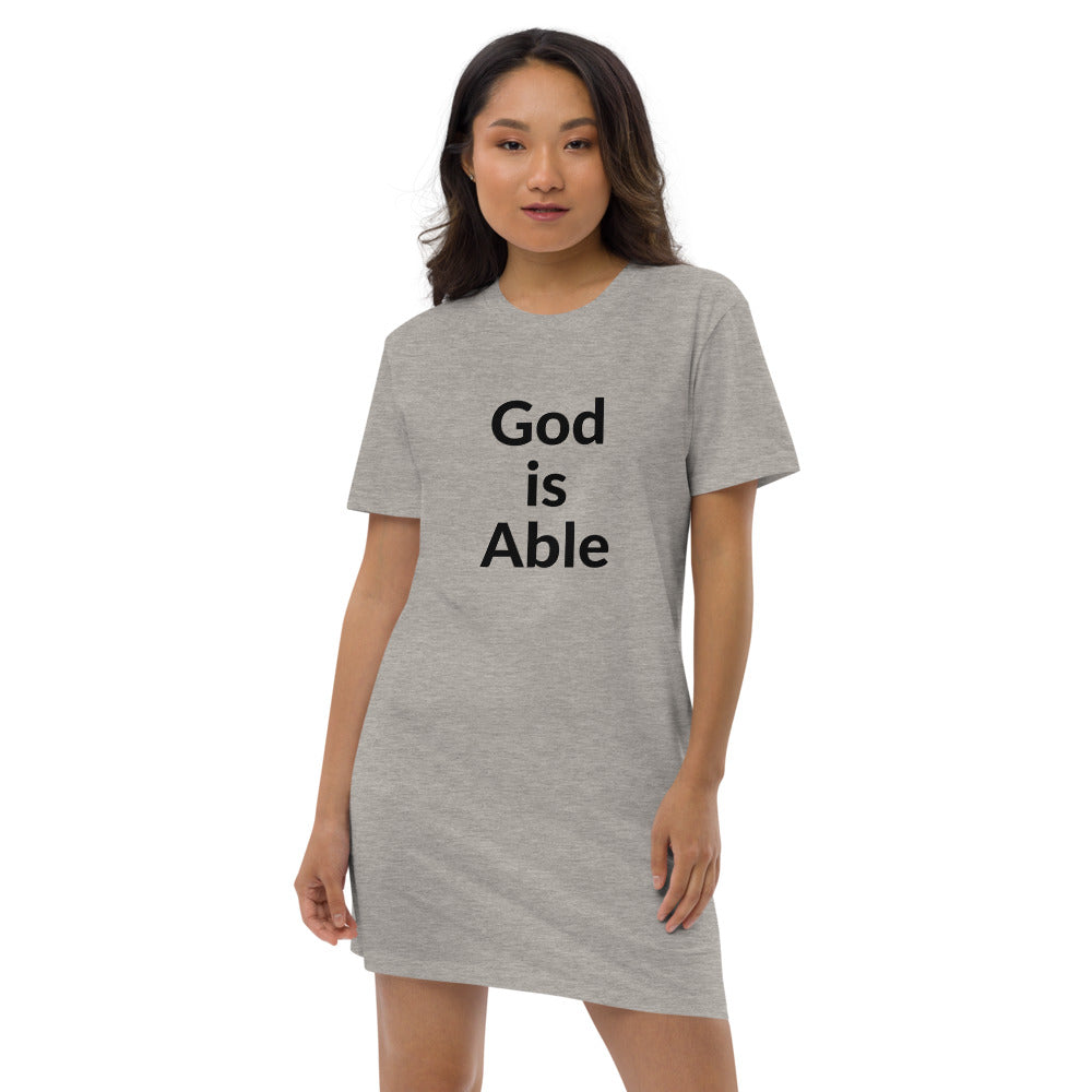 God is Able Organic cotton t-shirt dress