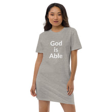 Load image into Gallery viewer, God is Able Organic cotton t-shirt dress
