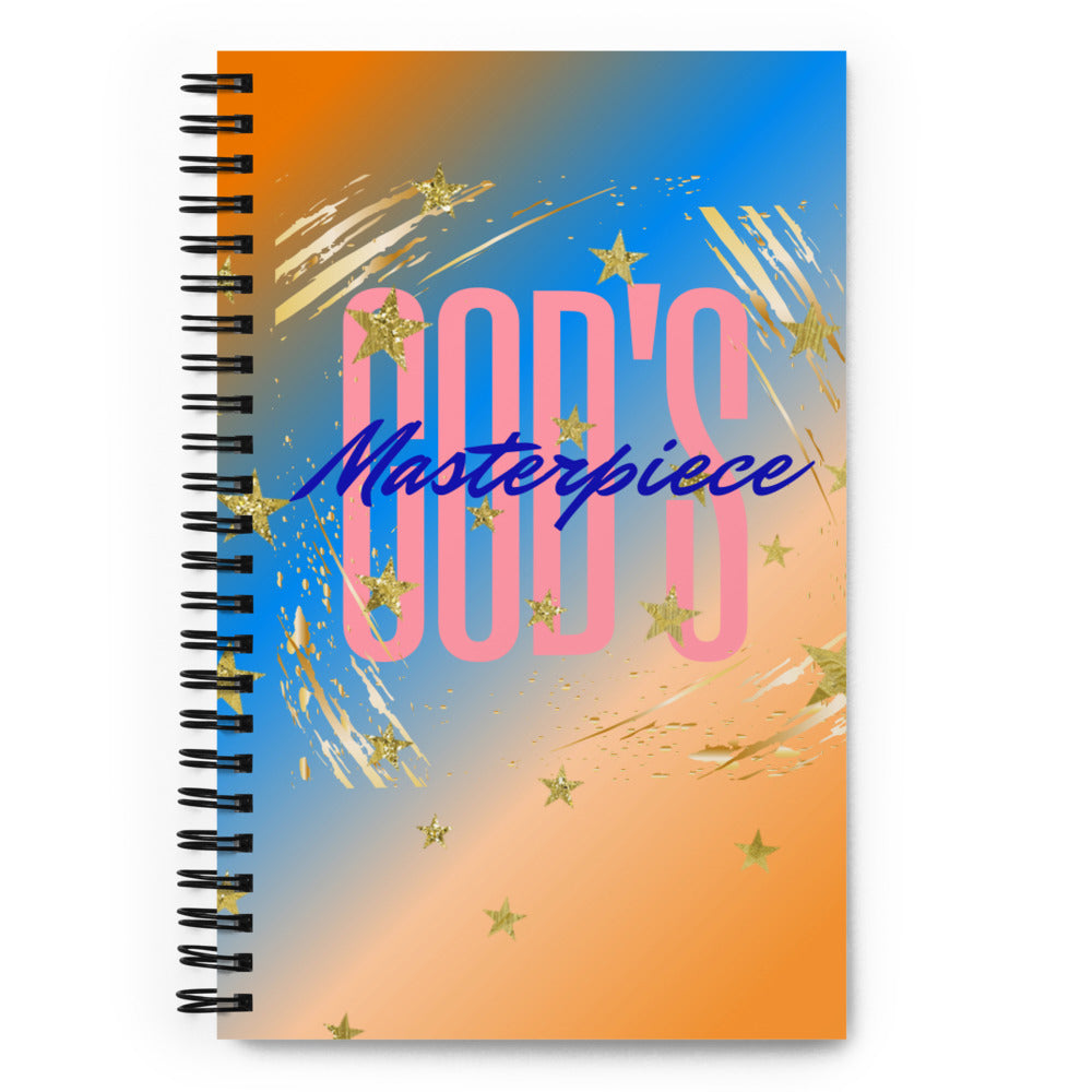 God's Masterpiece Spiral notebook