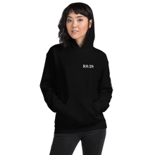 Load image into Gallery viewer, R8:28/ Called Unisex Hoodie White Text in Three Colors
