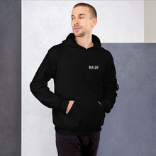 Load image into Gallery viewer, R8:28/ Called Unisex Hoodie White Text in Three Colors
