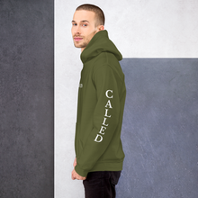 Load image into Gallery viewer, R8:28/ Called Unisex Hoodie White Text in Three Colors
