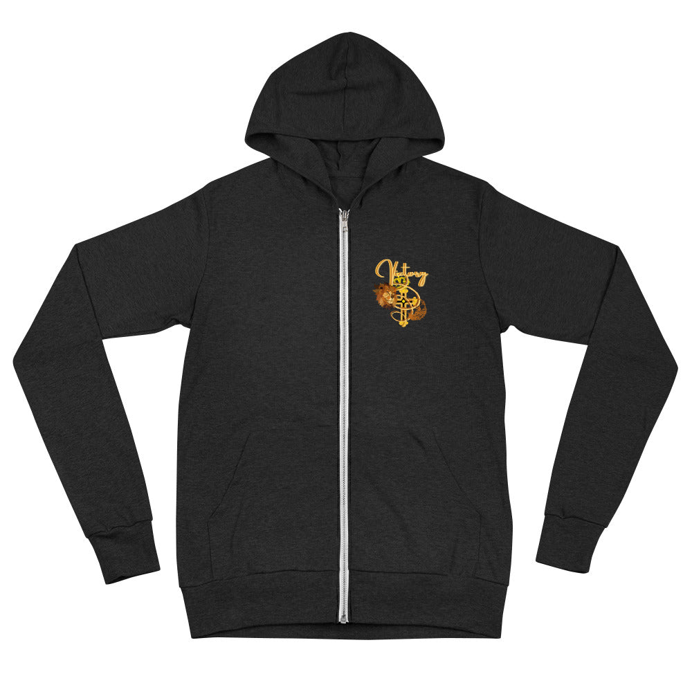 Victory + Unisex Zip Hoodie