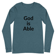 Load image into Gallery viewer, God is Able Unisex Long Sleeve Tee
