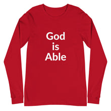 Load image into Gallery viewer, God is Able Unisex Long Sleeve Tee
