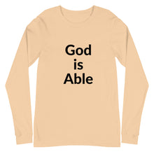 Load image into Gallery viewer, God is Able Unisex Long Sleeve Tee
