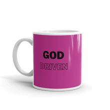 Load image into Gallery viewer, God Driven Medium Red Violet Glossy Mug 11oz $14 or 15oz $17
