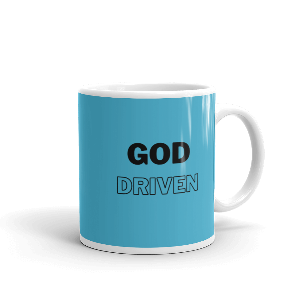 God Driven Summer Sky Glossy Mug 11oz $14 or 15oz $17