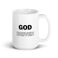 Load image into Gallery viewer, God Driven White Glossy Mug 11oz $14 or 15oz $17
