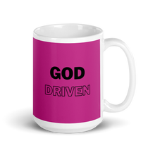 Load image into Gallery viewer, God Driven Medium Red Violet Glossy Mug 11oz $14 or 15oz $17
