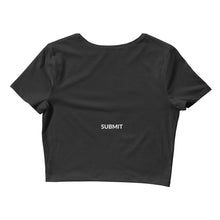 Load image into Gallery viewer, God is Able/Submit Women’s Crop Tee
