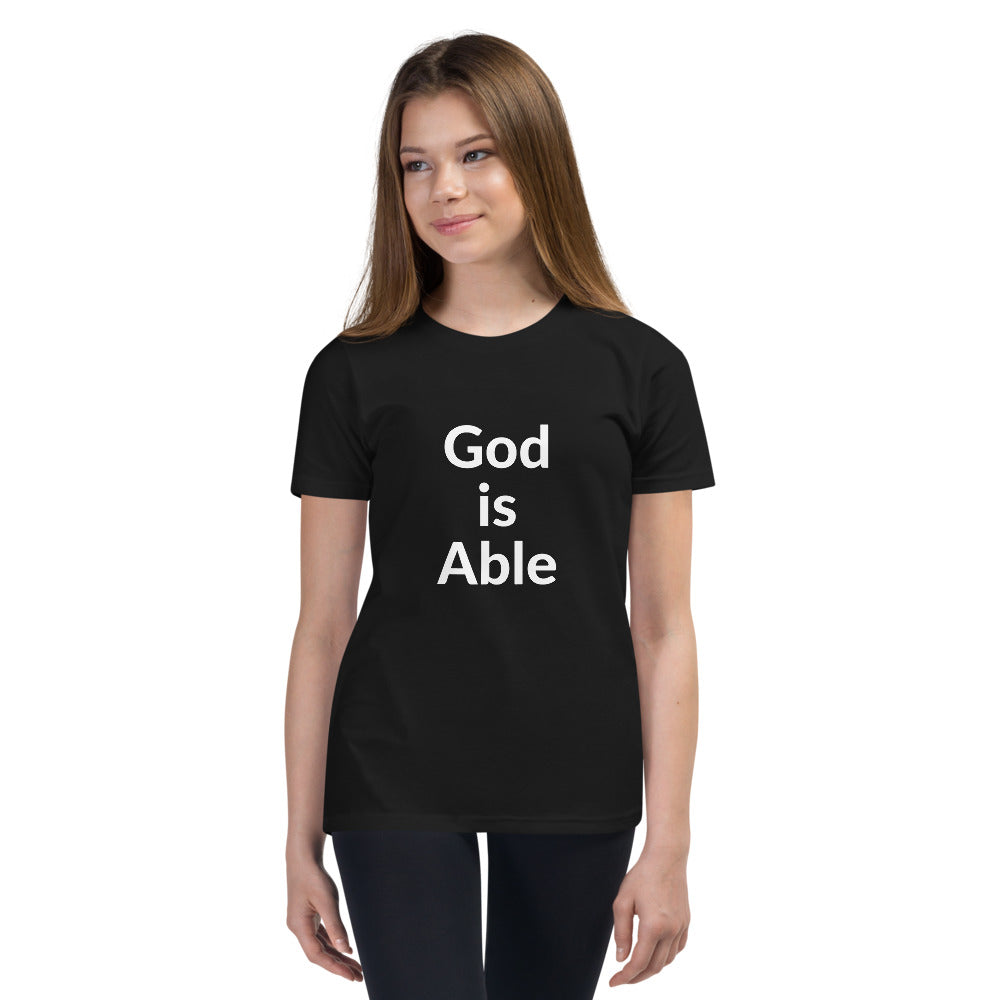 God is Able Youth Short Sleeve T-Shirt