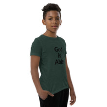 Load image into Gallery viewer, God is Able Youth Short Sleeve T-Shirt
